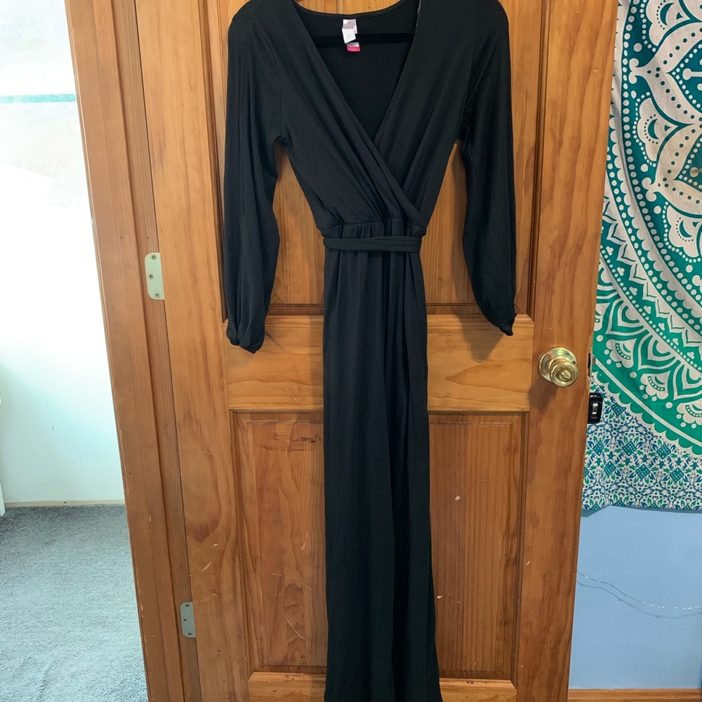 Black Belted Jumpsuit